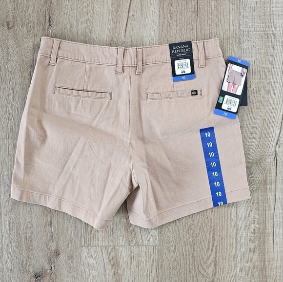 Banana Republic Flat-Front Chino Short Size 10 - Picture 5 of 6